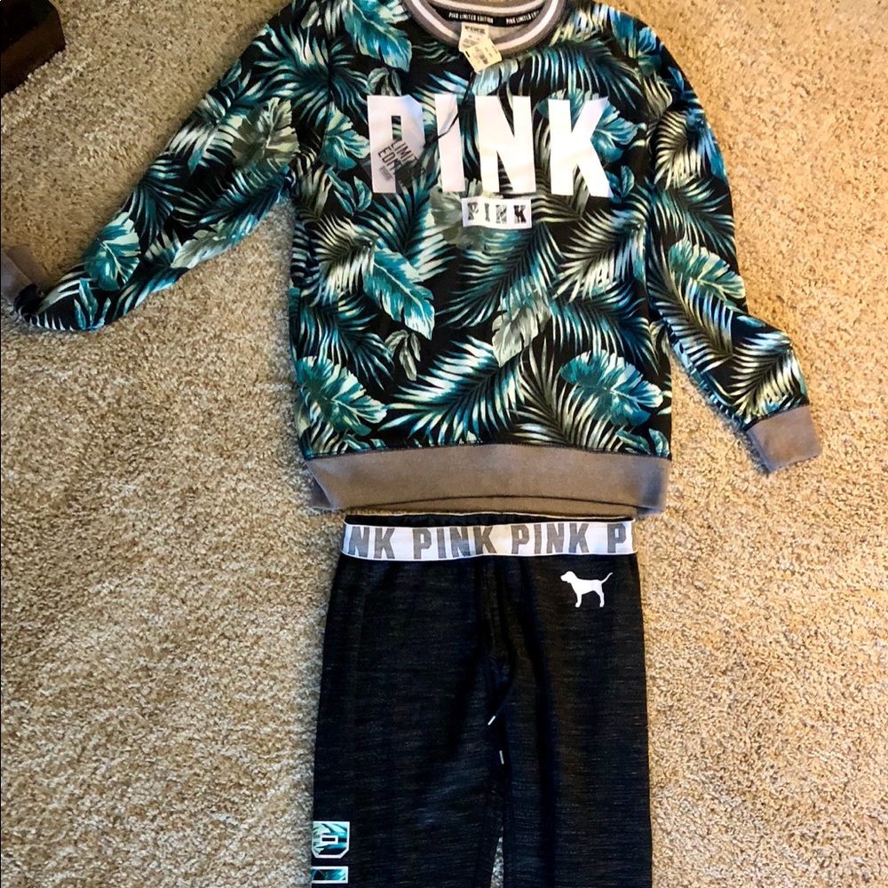 Victoria’s Secret Pink Tropical Set.